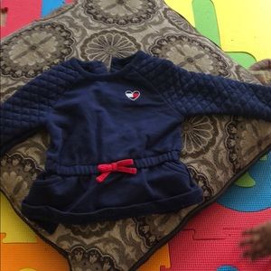 Blue Infant Girls Longsleeve Shirt